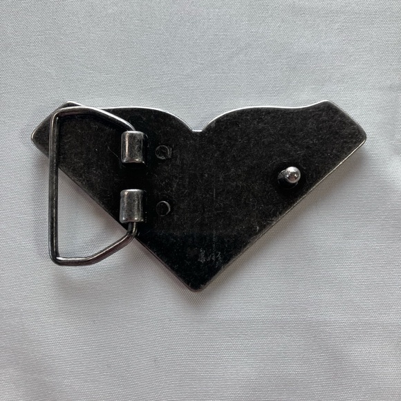 VINTAGE Roxy Y2K Belt Buckle Bundle – Rhinestone Oval + Black Heart Surf Logo - Picture 6 of 6